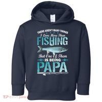 Fishing Papa There Aren't Many Things I Love More Toddler Hoodie thumb 0