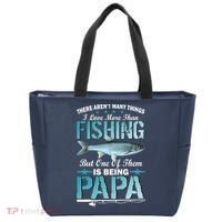 Fishing Papa There Aren't Many Things I Love More Tote Bag thumb 0