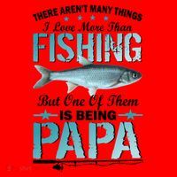 Fishing Papa There Aren't Many Things I Love More Santa Hat thumb 1