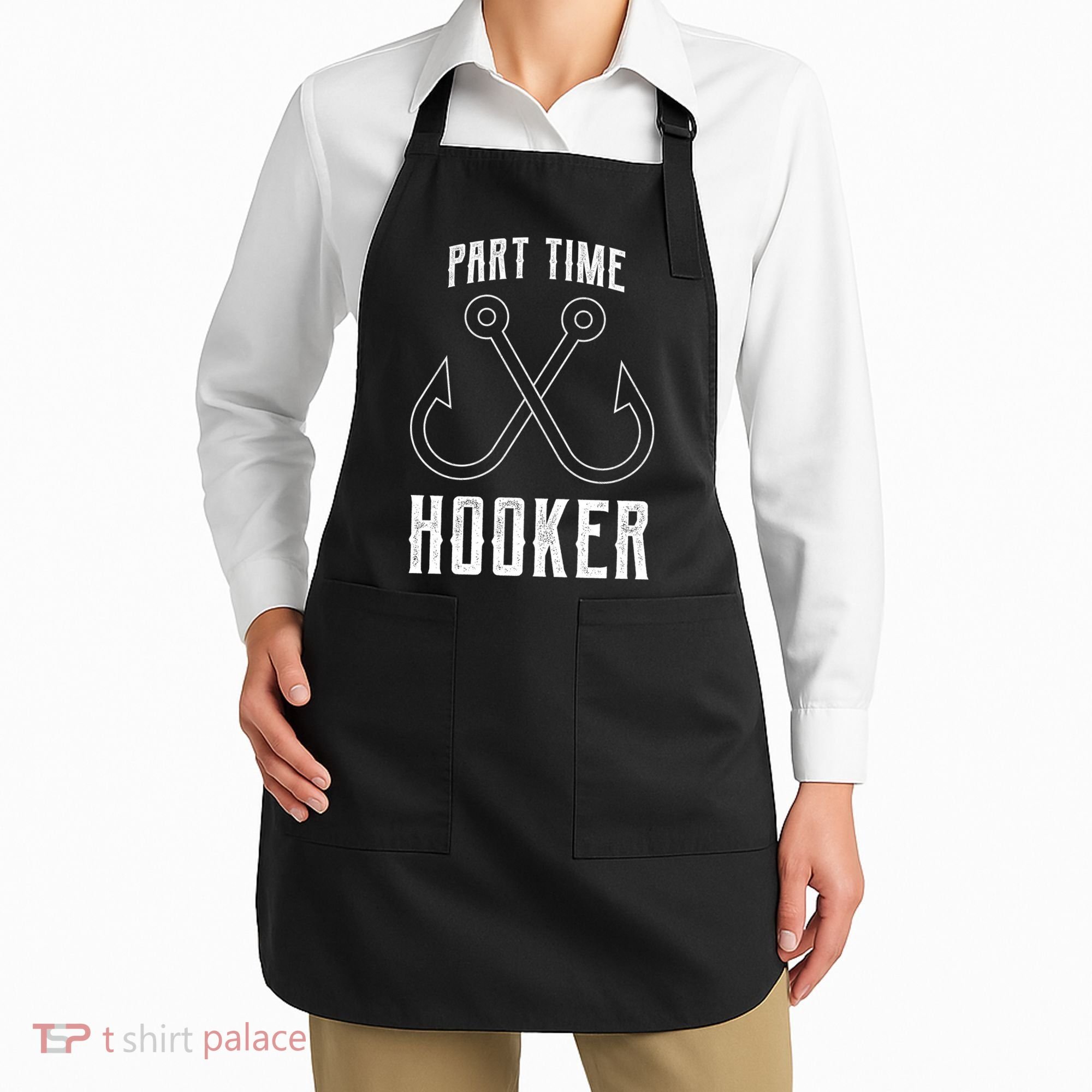 Fishing Part Time Hooker Apron