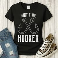 Fishing Part Time Hooker Women's T-Shirt thumb 3