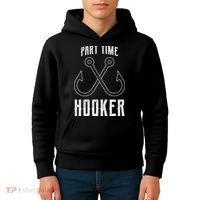 Fishing Part Time Hooker Kids Hoodie thumb 4