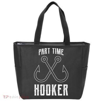 Fishing Part Time Hooker Tote Bag