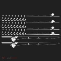 Fishing Pole Hooks USA American Flag Tumbler thumb 3