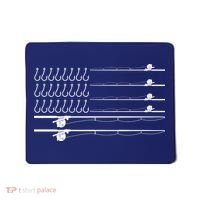 Fishing Pole Hooks USA American Flag Mousepad thumb 0