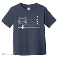 Fishing Pole Hooks USA American Flag Toddler T-Shirt thumb 0