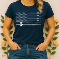 Fishing Pole Hooks USA American Flag Women's T-Shirt thumb 2