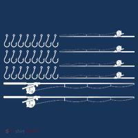 Fishing Pole Hooks USA American Flag Kids Sweatshirt thumb 2