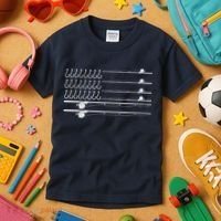 Fishing Pole Hooks USA American Flag Kids T-Shirt thumb 3