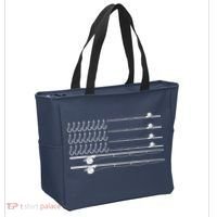 Fishing Pole Hooks USA American Flag Tote Bag thumb 2