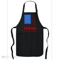 Fishing Poles USA American Flag Apron thumb 0