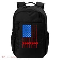 Fishing Poles USA American Flag Backpack thumb 0