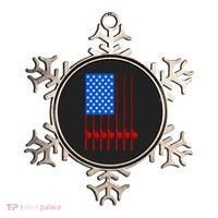 Fishing Poles USA American Flag Ornament thumb 0