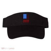 Fishing Poles USA American Flag Visor thumb 0
