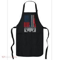 Fishing Rod Hunting Rifle American Flag Apron thumb 0