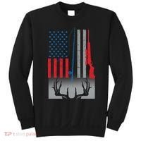 Fishing Rod Hunting Rifle American Flag Sweatshirt thumb 0