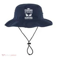 Fishing Solves Most Of My Problems Hunting Solves The Rest Bucket Hat thumb 0