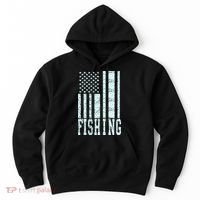 Fishing USA Flag Hoodie thumb 0