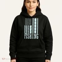 Fishing USA Flag Hoodie thumb 5
