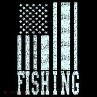 Fishing USA Flag Long Sleeve Shirt thumb 2