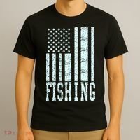 Fishing USA Flag T-Shirt thumb 3