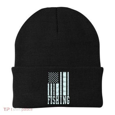 Fishing USA Flag Beanie