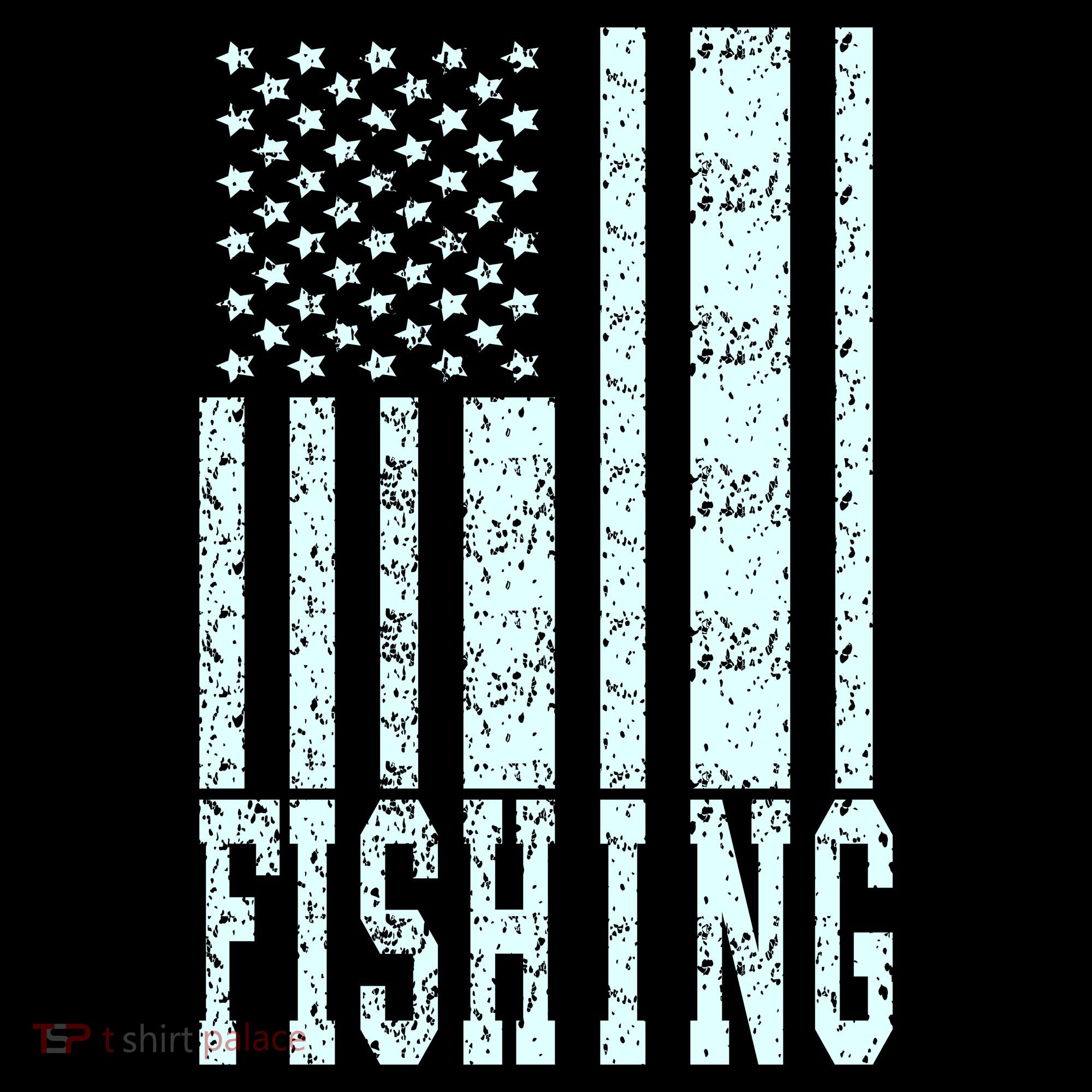 Fishing USA Flag Women's Hoodie
