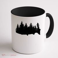 Fishing Wilderness Coffee Mug thumb 1
