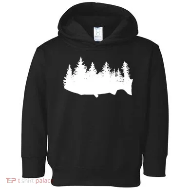 Fishing Wilderness Toddler Hoodie