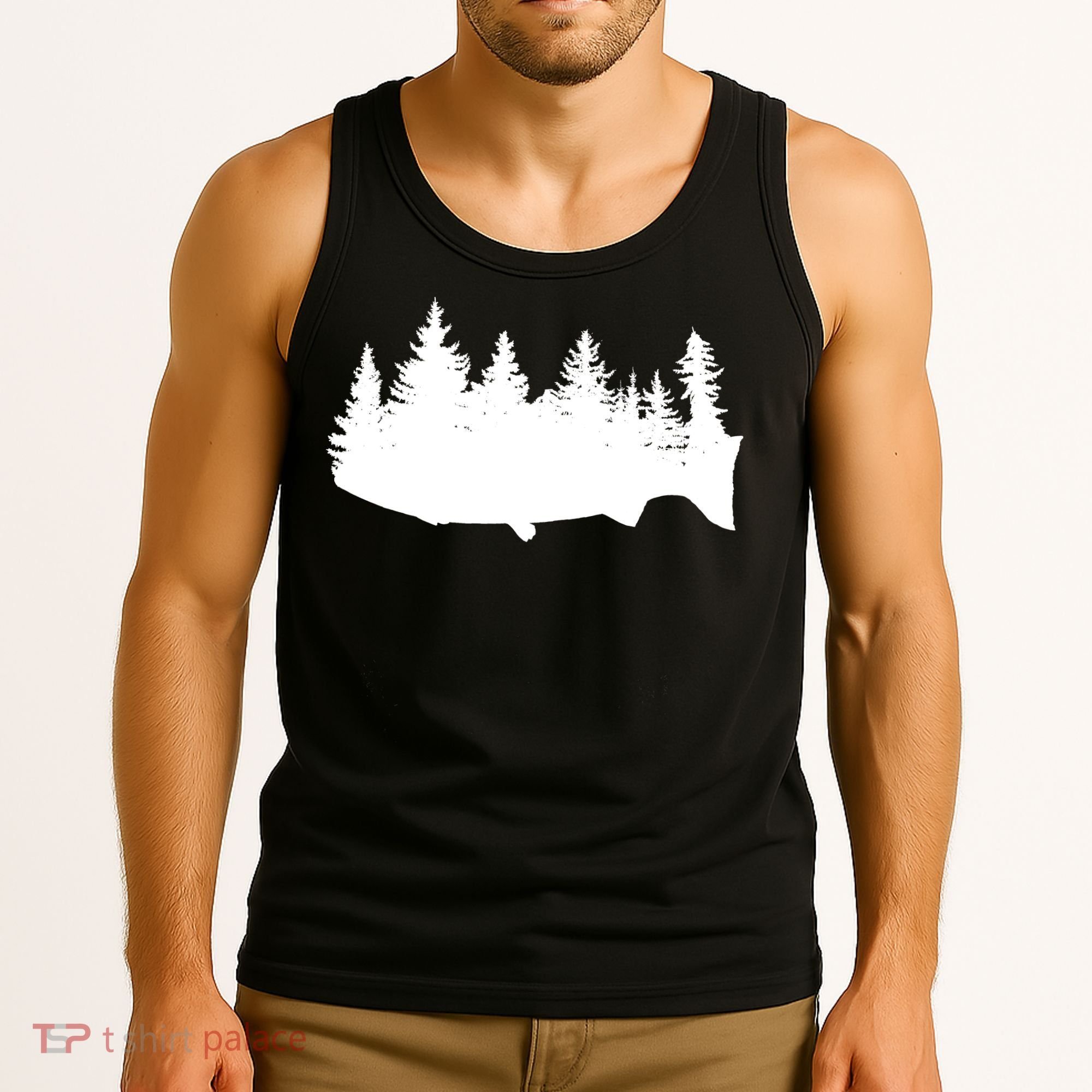 Fishing Wilderness Tank Top