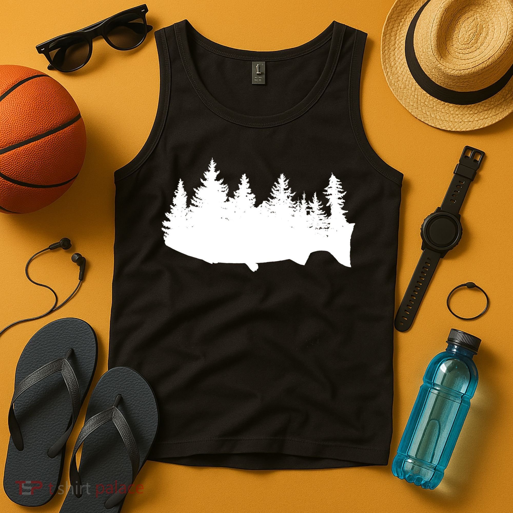 Fishing Wilderness Tank Top