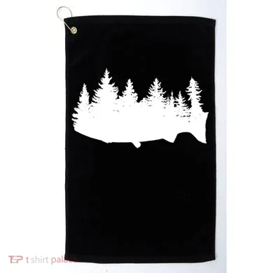Fishing Wilderness Golf Towel