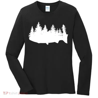 Fishing Wilderness Women's Long Sleeve Shirt