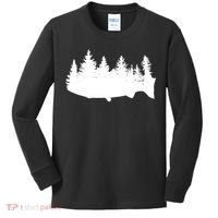 Fishing Wilderness Kids Long Sleeve Shirt thumb 0