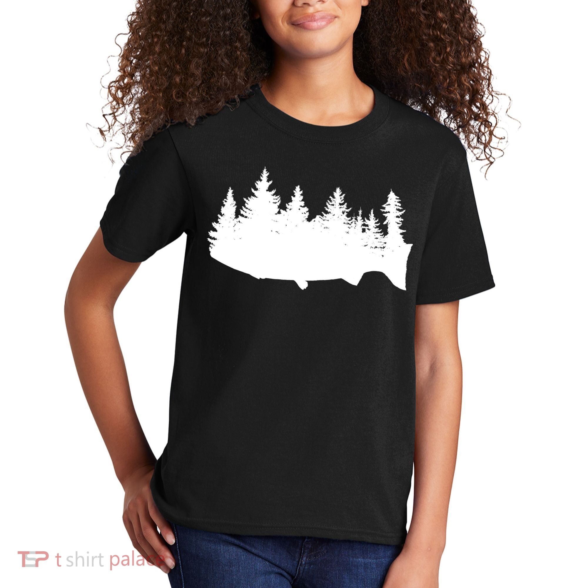 Fishing Wilderness Kids T-Shirt