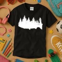 Fishing Wilderness Kids T-Shirt thumb 3