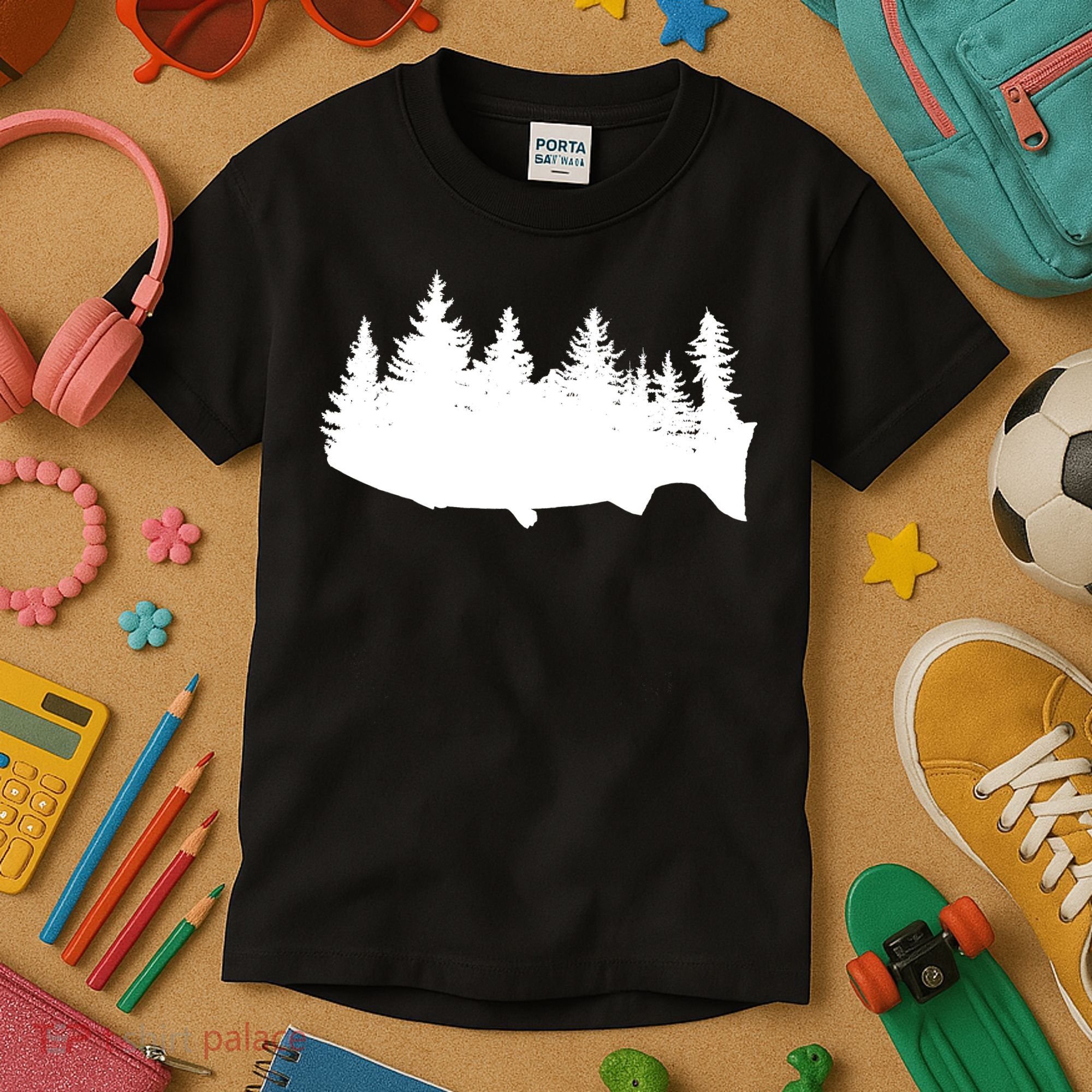 Fishing Wilderness Kids T-Shirt