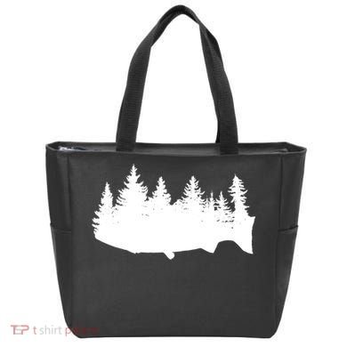 Fishing Wilderness Tote Bag