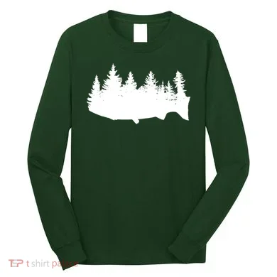 Fishing Wilderness Long Sleeve Shirt