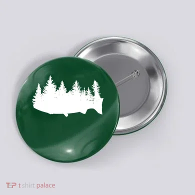 Fishing Wilderness Button