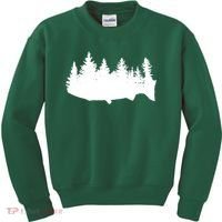 Fishing Wilderness Kids Sweatshirt thumb 0