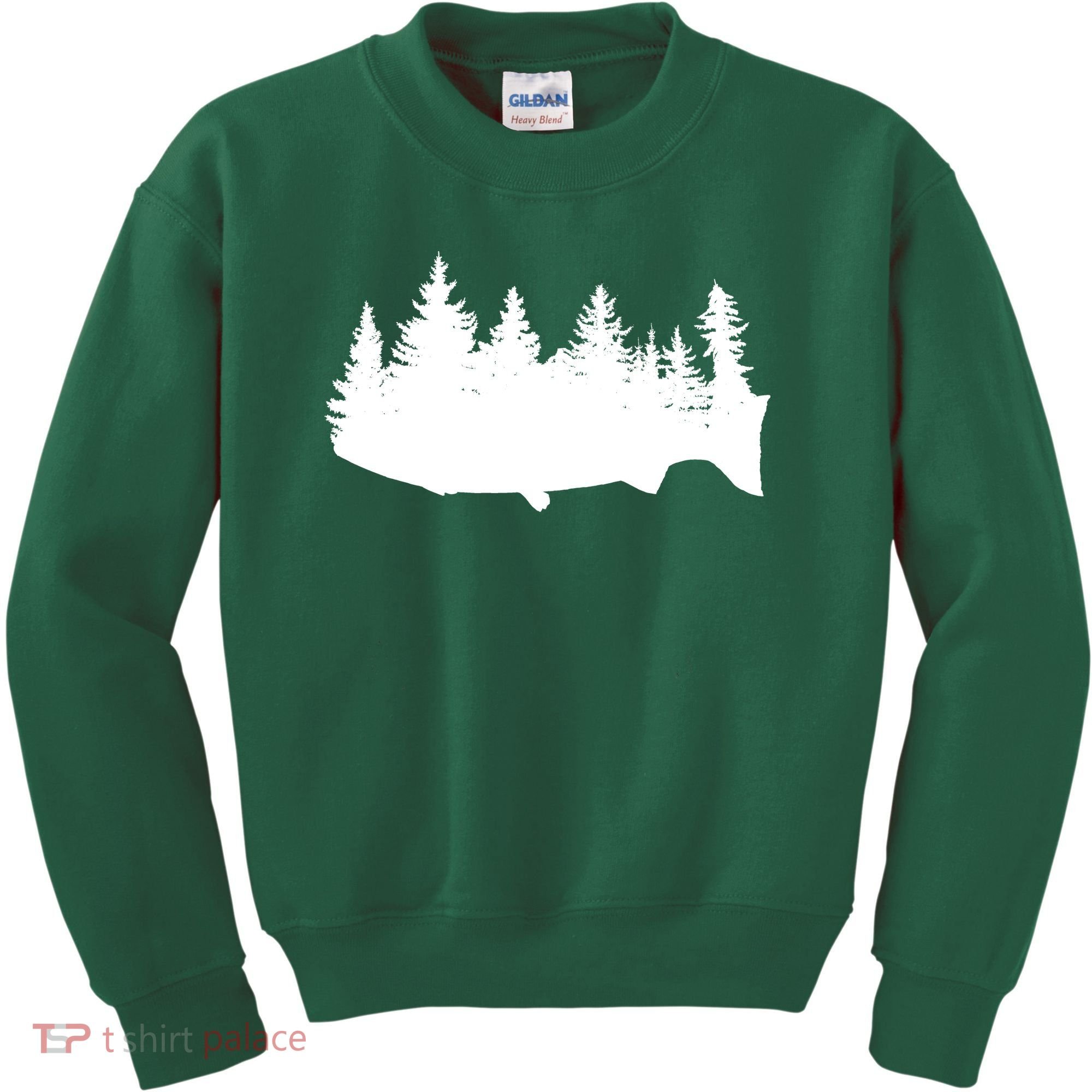 Fishing Wilderness Kids Sweatshirt