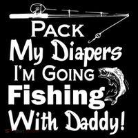 Fishing With Daddy USA-Made Doggie Bandana thumb 2