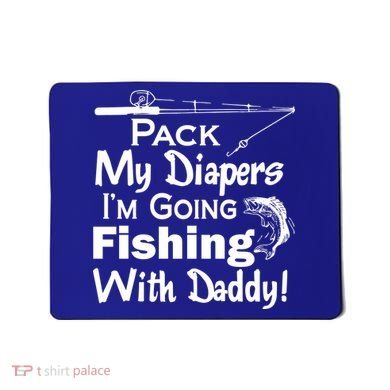 Fishing With Daddy Mousepad