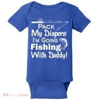 Fishing With Daddy Baby Bodysuit thumb 0