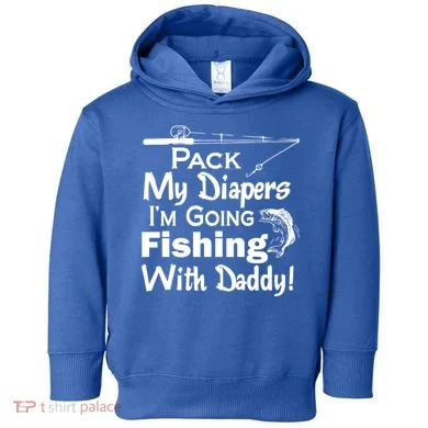 Fishing With Daddy Toddler Hoodie