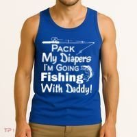 Fishing With Daddy Tank Top thumb 3