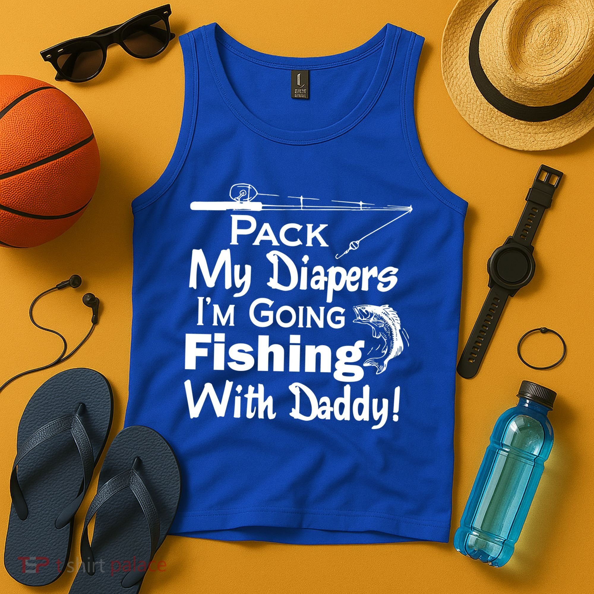 Fishing With Daddy Tank Top