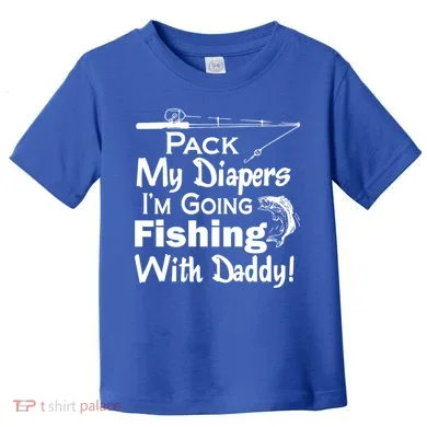 Fishing With Daddy Toddler T-Shirt