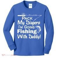 Fishing With Daddy Kids Long Sleeve Shirt thumb 0